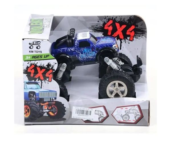 Jeep vehicul 4x4 culoare albastră