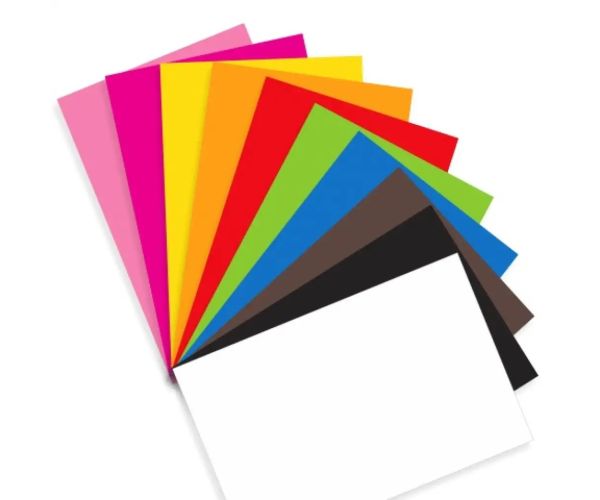 Hârtie carton cu 10 culori 35x25cm