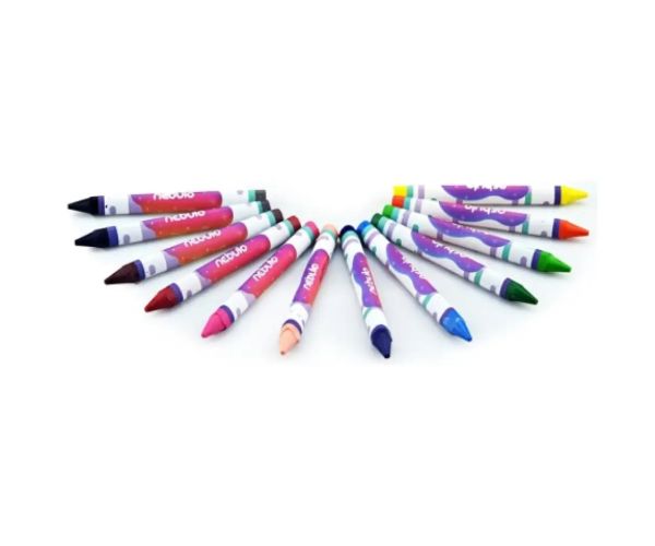 Nebulo: set cretă cerată triunghi de 12 bucăți