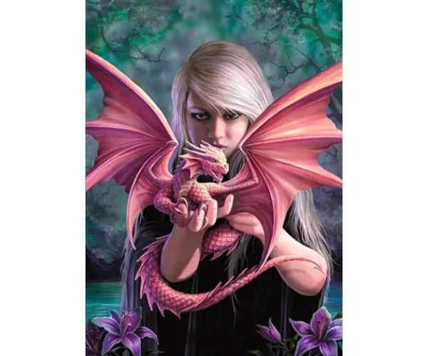 Anne Stokes: Dragonkin 1000 bucăți puzzle - Clementoni