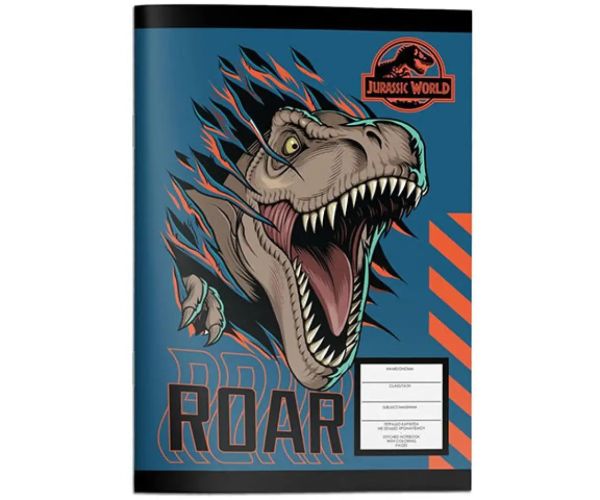 Must... Jurassic World caiet cu linii cu pagini de colorat 40 file două variante