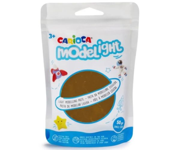 Modelight 50g plastilină maro - Carioca