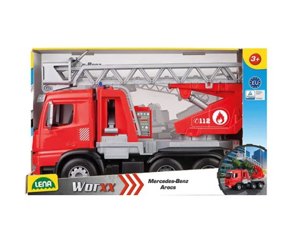 LENA: Mercedes-Bens Arocs mașină de pompieri cu scară 48cm
