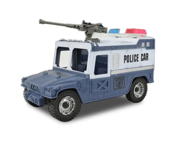 City Police: Set de joacă poliție cu vehicule și un polițist