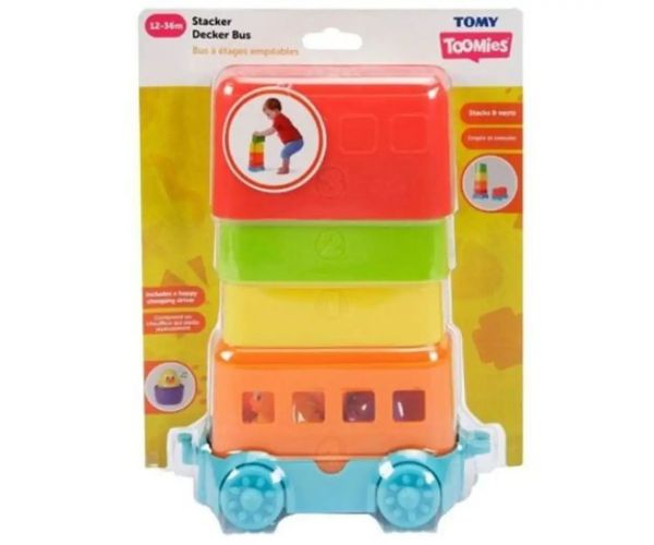 Tomy: Toomies - Autobuz cu etaj set de joacă