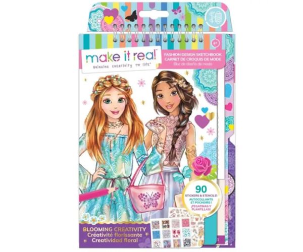 Make it Real: Caiet de schițe pentru designeri de modă cu accesorii - Rochii romantice