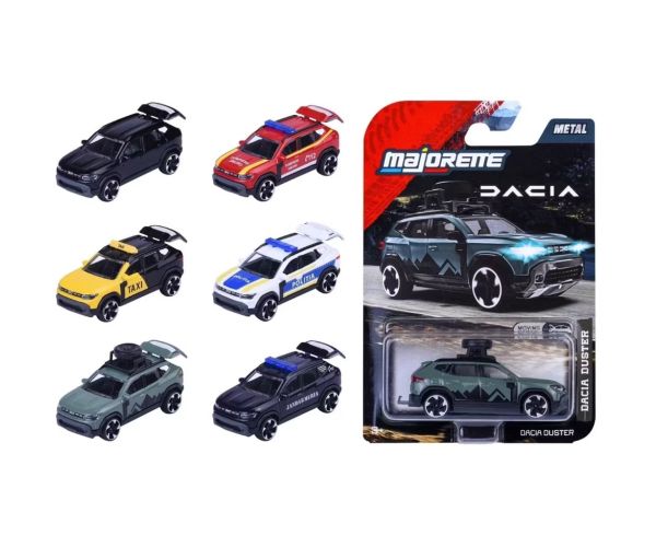 Majorette: Dacia Duster mașină metalică mică variate, 1 buc - Simba Toys