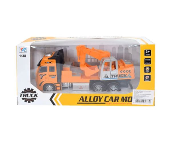 Mașină mare de culoare galbenă cu sunete și lumini 1/38