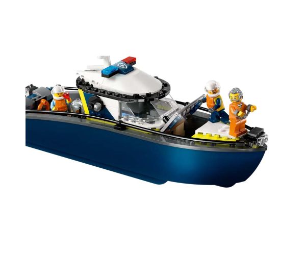 LEGO® City: Urmărire cu barca de poliție (60456)