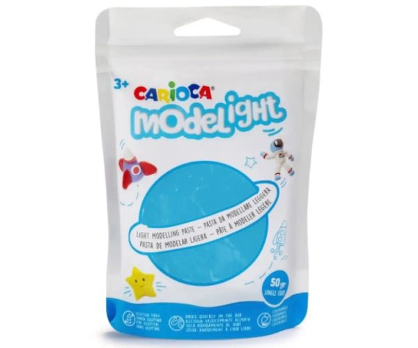 Modelight 50g plastilină albastru deschis - Carioca