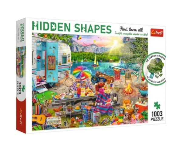 Hidden Shapes: Călătorie cu caravană 1000 bucăți puzzle - Trefl