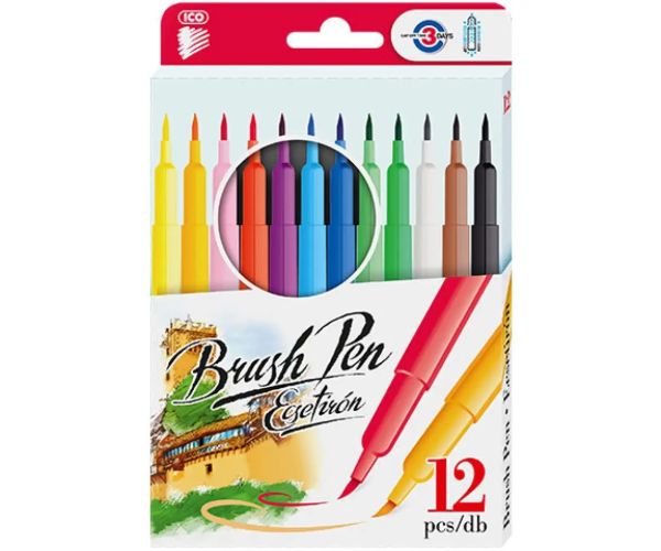 ICO: Brush Pen set de 12 bucăți