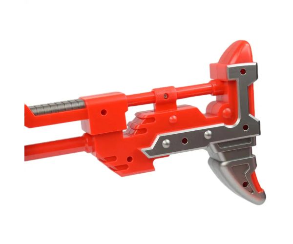 Flames Storm: Pistol electric cu burete gigant roșu cu lumină, magazie rotativă și cartuș 73cm