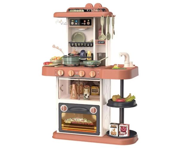 Fashion Kitchen bucătărie de joacă cu sunete și lumini 38 bucăți set în două culori