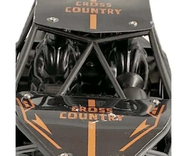 Telecomandă RC Cross Country Jeep cu suspensie cu arc și efecte de lumină 21 cm 2,4 GHz