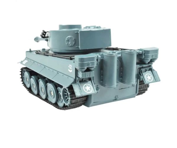 Tanc german Tiger telecomandă RC cu funcții realiste la scară 1/30 2.4GHz 30cm
