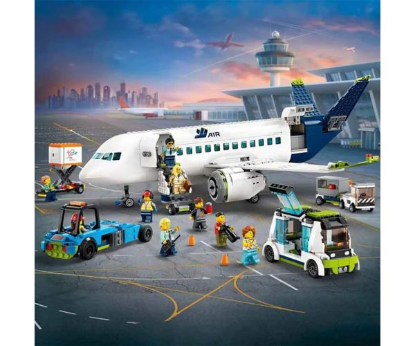LEGO® City: Avion de transport de pasageri (60367)
