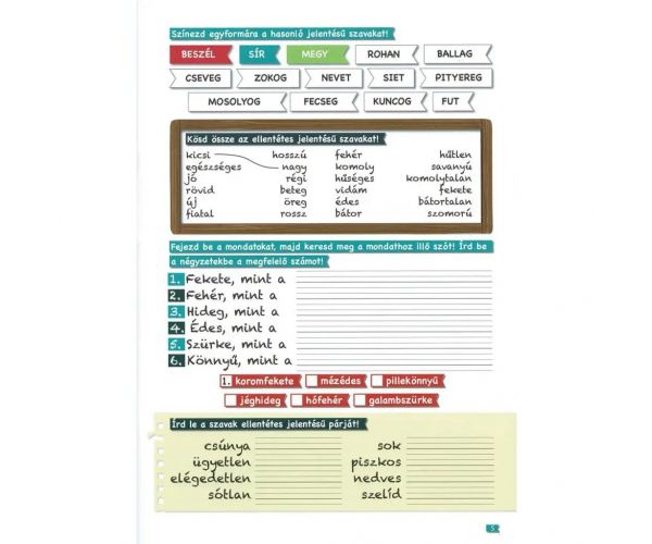Școală - Sarcini de practică pentru elevii de clasa a doua 2.