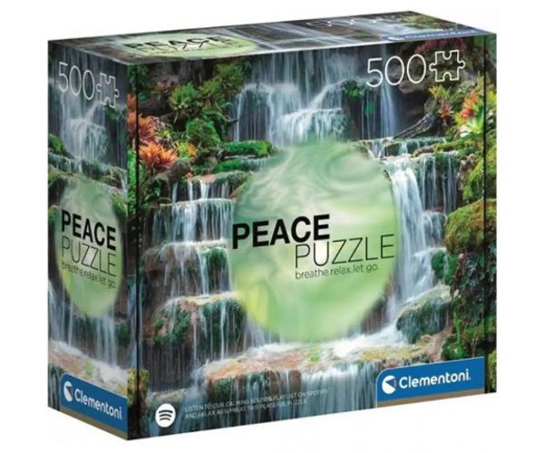 Peace Puzzle: Curgere 500 bucăți puzzle - Clementoni