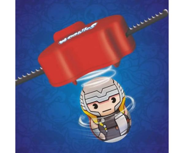 Wooblies Marvel pachet cu lansator 2 bucăți