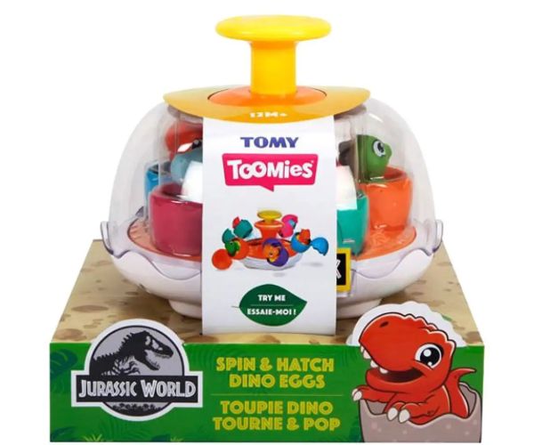 Toomies: Jurassic World Spin & Hatch Dino Eggs set de joacă