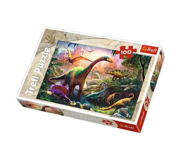 Dinozauri puzzle 100 de bucăţi - Trefl