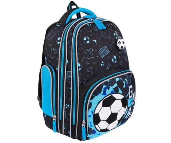 Rucsac ghiozdan cu două compartimente premium Fotbal 37x20x31cm