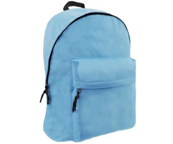 Omega rucsac, ghiozdan două compartimente culoarea albastră 32x42x16cm