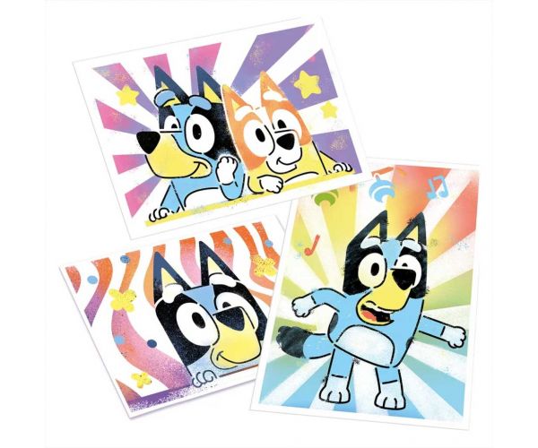 Set de creare postere Bluey Airbrush Art în valiză