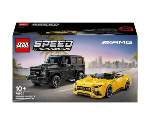 LEGO® Speed Champions: Mercedes-AMG G 63 și Mercedes-AMG SL 63 (76924)