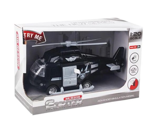 Elicopter de poliție cu sunete și lumini 1/20