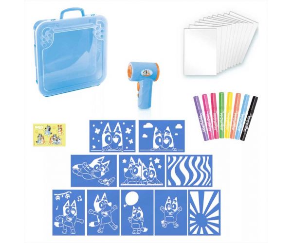 Set de creare postere Bluey Airbrush Art în valiză