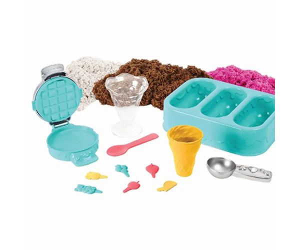 Kinetic Sand: Set de preparare înghețate cu nisip aromat 454g - Spin Master