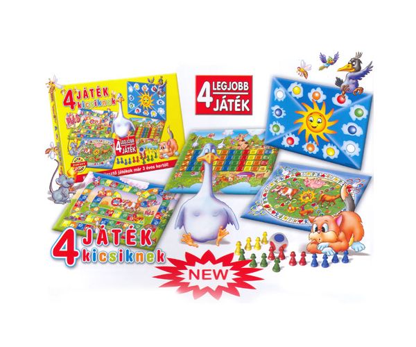 4 legjobb társasjáték kicsiknek - D-Toys