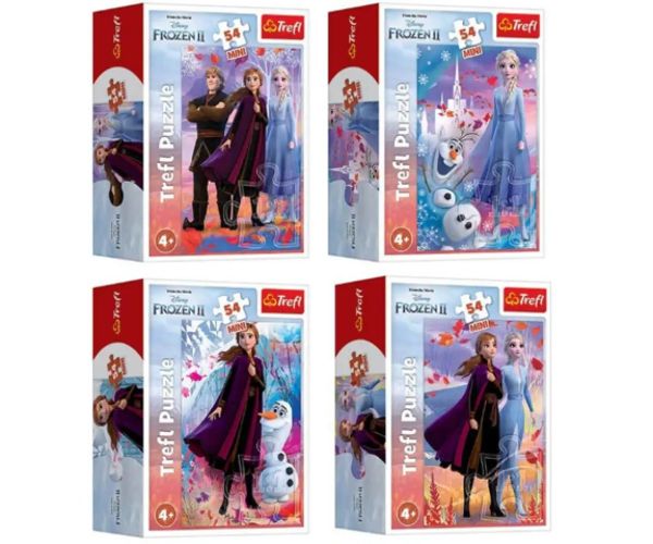 Înghețata 2: Anna și Elsa puzzle mini de 54 de piese 1 bucată - Trefl