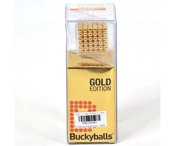 Bile magnetice de culoare aurie de 5mm 216buc