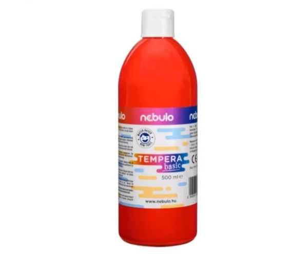 Nebulo: tempera lichidă 500ml în sticlă culoarea roșie
