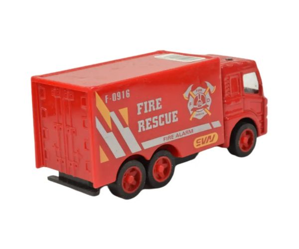 Fire Rescue: mașină de pompieri în diverse versiuni 9,5 cm 1 bucată