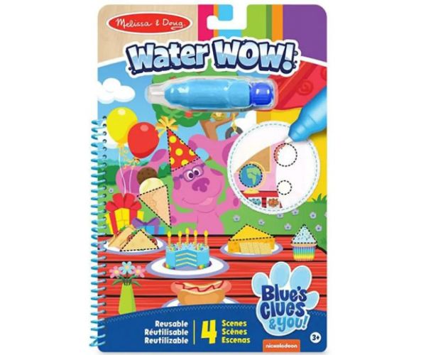 Melissa & Doug: Joc creativ de desenat forme albastre cu apă