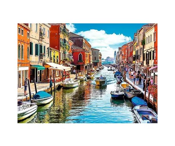 Insula Murano Veneția 2000 bucăți puzzle - Trefl