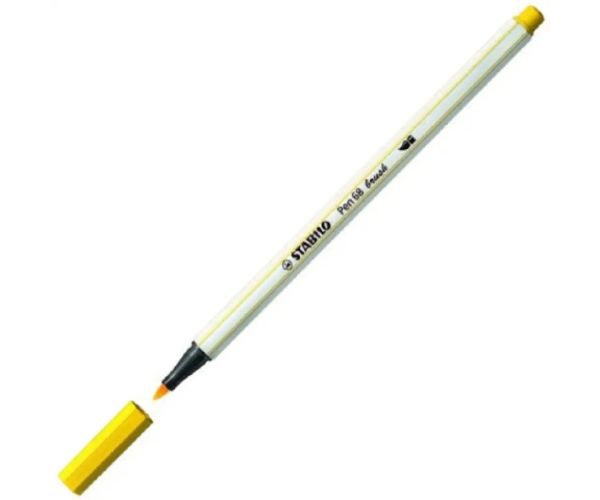 Stabilo: Pen 68 brush marker galben