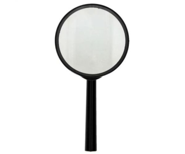 Spirit: lupă cu mâner din plastic 70mm negru