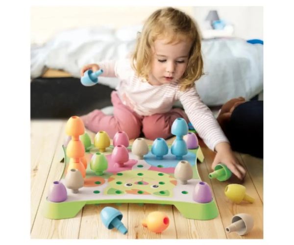 Quercetti: Play Eco Jumbo Peggy Evo 41 bucăți set