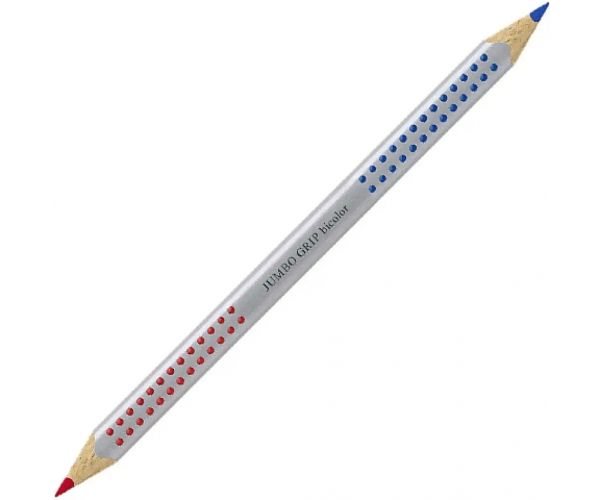 Faber-Castell: Grip Junior creion culoarea roşu-albastru
