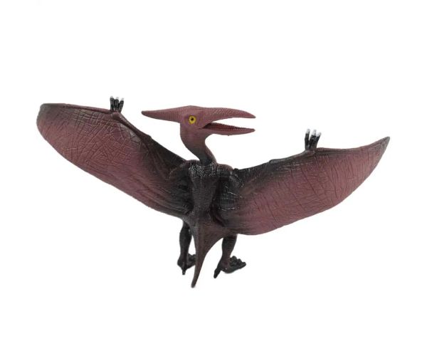 Dino World: Figurină detaliată de dinozaur Pterosaur de 20 cm într-o cușcă