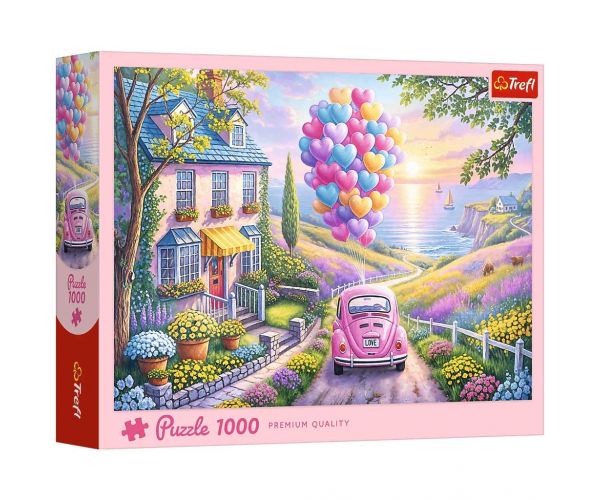 Călătorie romantică puzzle de 1000 de piese - Trefl