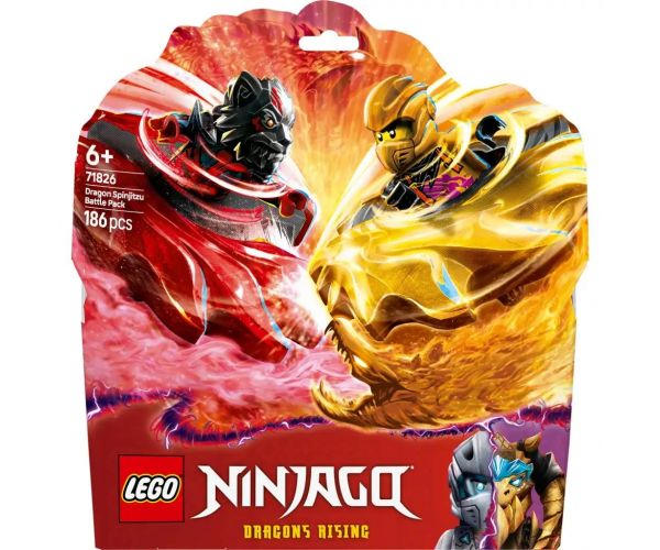 LEGO® Ninjago: Pachet de luptă cu dragonul spinjitzu (71826)