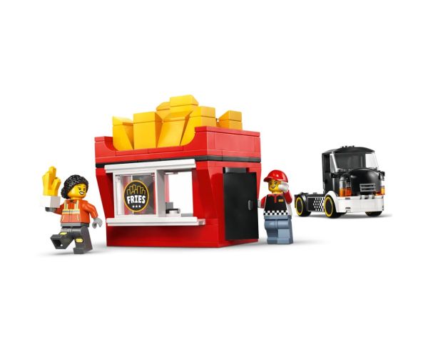 LEGO® City: Rulotă de vânzare cartofi prăjiți (60488)