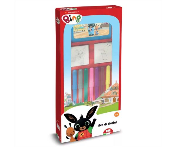 Set de ștampile Bing cu 9 carioci - Multiprint
