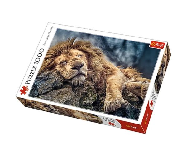 Leul dormind puzzle premium 1000 bucăţi - Trefl
